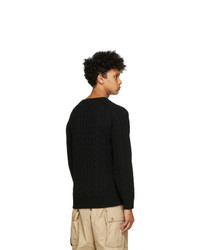 Beams Plus Black 5g Sweater