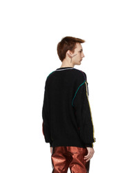 Y/Project Black Braid Overlock Sweater