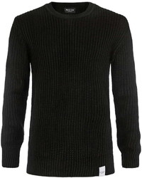 Nicce Black Cable Knit Sweater