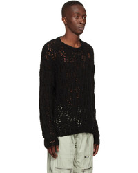 DSQUARED2 Black Cotton Sweater