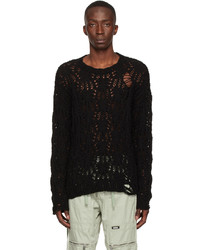 DSQUARED2 Black Cotton Sweater