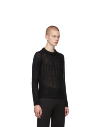 Prada Black Mohair Sweater