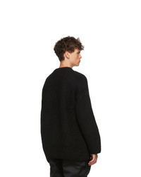 ALMOSTBLACK Black Wool Sweater