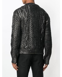 Saint Laurent Cable Knit Sweater