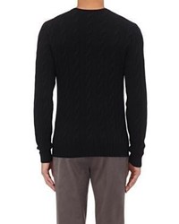 Ralph Lauren Purple Label Cashmere Crewneck Sweater Black