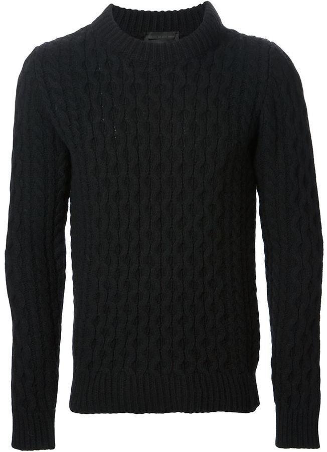 Diesel Cable Knit Sweater, $424 | farfetch.com | Lookastic