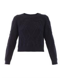 Emma Cook Spider Cable Knit Sweater
