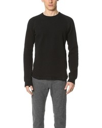 Wings + Horns Honeycomb Knit Crew Neck Sweater