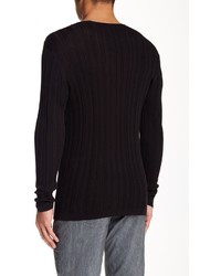 John Varvatos Collection Long Sleeve Rib Sweater