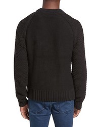 Jeremiah Newport Cable Knit Crewneck Sweater