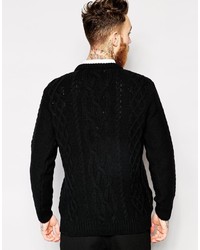 Soulland Jumper In Cable Knit
