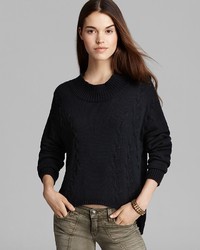 LnA Sweater Cable Knit Turtleneck