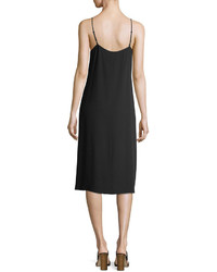 Eileen Fisher Crinkled Crepe Camisole Dress