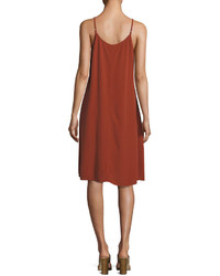 Eileen Fisher Crinkled Crepe Camisole Dress Plus Size