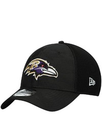 New Era Black Baltimore Ravens Camo Tone 39thirty Flex Hat