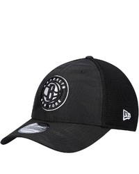 New Era Black Brooklyn Nets Camo Tone 39thirty Flex Hat At Nordstrom
