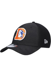 New Era Black Denver Broncos Camo Tone Historic 39thirty Flex Hat