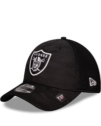 New Era Black Las Vegas Raiders Camo Tone 39thirty Flex Hat