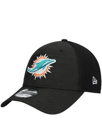 New Era Black Miami Dolphins Camo Tone 39thirty Flex Hat