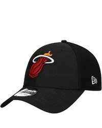 New Era Black Miami Heat Camo Tone 39thirty Flex Hat