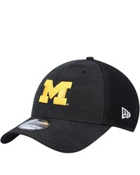 New Era Black Michigan Wolverines Camo Tone 39thirty Flex Hat