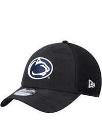 New Era Black Penn State Nittany Lions Camo Tone 39thirty Flex Hat