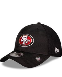 New Era Black San Francisco 49ers Camo Tone 39thirty Flex Hat