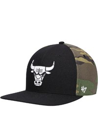'47 Blackcamo Chicago Bulls Bramble Captain Snapback Hat At Nordstrom