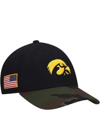 Nike Blackcamo Iowa Hawkeyes Military Appreciation Legacy91 Adjustable Hat