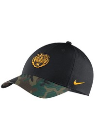 Nike Blackcamo Lsu Tigers Military Appreciation Legacy91 Adjustable Hat