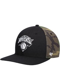 '47 Blackcamo New York Knicks Bramble Captain Snapback Hat At Nordstrom