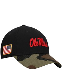 Nike Blackcamo Ole Miss Rebels Military Appreciation Legacy91 Adjustable Hat At Nordstrom