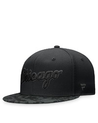 FANATICS Branded Black Chicago White Sox Camo Brim Fitted Hat At Nordstrom