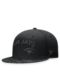FANATICS Branded Black Toronto Blue Jays Camo Brim Fitted Hat At Nordstrom
