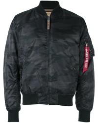 Alpha Industries Camouflage Bomber Jacket