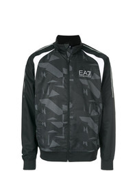Ea7 Emporio Armani Zipped Camouflage Sweatshirt