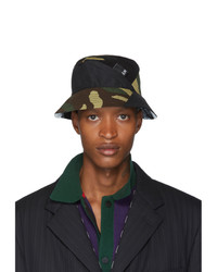 Black Camouflage Bucket Hat