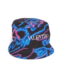 Valentino Garavani Neon Camo Bucket Hat At Nordstrom