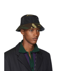 Liam Hodges Reversible Black And Khaki Camo Hat