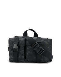 Black Camouflage Canvas Backpack