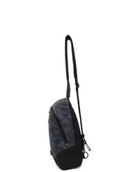 Ps By Paul Smith Black Heat Map Camo Sling Backpack