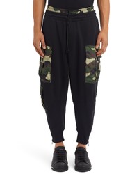Dolce & Gabbana Mix Militaire Oversize Camouflage Patchwork Sweatpants In S9000 Variante Abbinata At Nordstrom