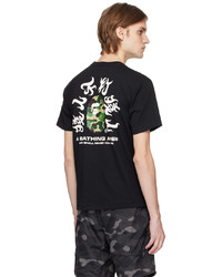BAPE Black Camo Kanji T Shirt