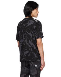 AAPE BY A BATHING APE Black Now Camouflage T Shirt