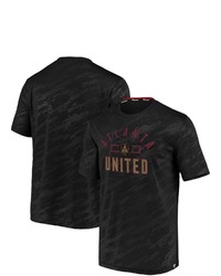 FANATICS Branded Black Atlanta United Fc Wordmark Logo T Shirt
