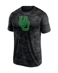 FANATICS Branded Black Oregon Ducks Primary Camo T Shirt