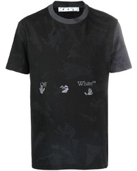 Off-White Camouflage Logo Print T Shirt