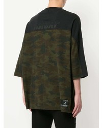 Unravel Project Camouflage Print T Shirt