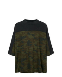 Unravel Project Camouflage Print T Shirt