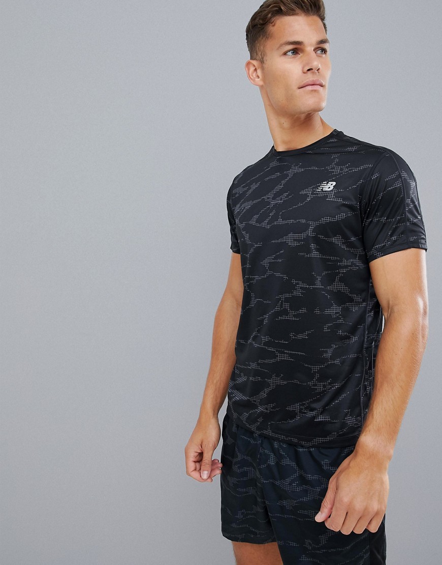 New Balance Running Camo Accelerate T Shirt In Black, $34 | Asos ...